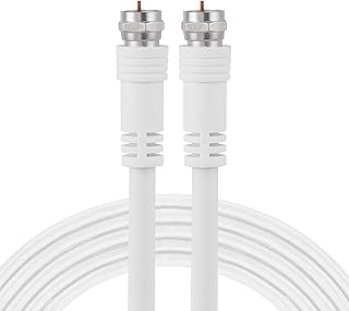 Câble coaxial ge, connecteurs de type f, coaxial double blindage, sortie d'entrée, coaxial à faible rayure, parfait pour antenne tv, dvr, magnétoscope, récepteur satellite, boîtier de câble, cinéma maison 50 pieds blanc. Avec plus de 300 000 références de produits disponibles, DIAYTAR COTE D'IVOIRE est la référence incontournable pour les achats en ligne en Côte d'Ivoire. La boutique s'efforce de proposer constamment des promotions et des offres spéciales pour satisfaire les besoins de sa clientèle. L'équipe de service client est également très réactive pour aider les clients en cas de besoin.