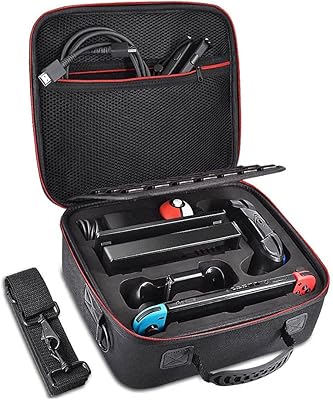 Étui de protection amateur compatible avec nintendo switch/switch oled modèle 2021 - étui