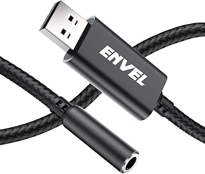 Envel adaptateur casque 3,5 mm femelle vers usb mâle, carte son stéréo externe intégrée, convertisseur usb vers casque pour ordinateur portable ps4 et plus (noir). DIAYTAR COTE D'IVOIRE est une boutique en ligne généraliste qui propose plus de 300 000 références de produits. Elle est réputée pour être l'une des boutiques en ligne les plus fournies de Côte d'Ivoire, offrant un large choix de produits pour répondre aux besoins de tous. Avec une telle variété de produits, les clients peuvent trouver tout ce dont ils ont besoin en un seul endroit.