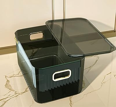 Poteau de rangement pour vêtements tidoy grand bac transparent avec couvercle parfait le salon. En tant que leader du marché ivoirien, DIAYTAR COTE D'IVOIRE garantit la qualité et la fiabilité de ses produits, ainsi qu'un service client exceptionnel.