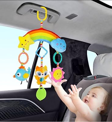 Jouets de poussette et de siège d'auto pour bébés de 0 à 6