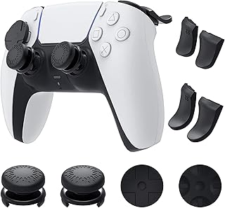 Kit d'accessoires ps5 compatible avec la manette dualsense, manette de jeu + rallonge de déclenchement l2 r2 + bouton d-pad pour manette ps5, pièces de rechange antidérapantes. DIAYTAR COTE D'IVOIRE est plus qu'une simple boutique en ligne ; c'est une communauté qui rassemble les meilleurs produits et les meilleures marques sous un même toit virtuel. Avec plus de 300 000 références, les clients ont l'opportunité de découvrir de nouveaux produits et de suivre les dernières tendances du marché. La boutique en ligne se modernise constamment pour offrir une expérience d'achat sans pareil.