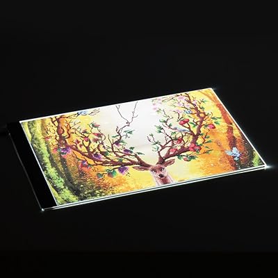 Tablette de dessin et de copie a4 portable ultra fine avec lumière led