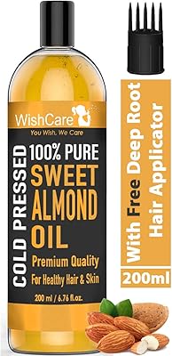 Wish care® huile d'amande douce pure pressée à froid pour la croissance des cheveux, une peau et un visage éclatants - 200 ml. DIAYTAR COTE D'IVOIRE est une boutique en ligne généraliste proposant plus de 300 000 références de produits. Elle est leader dans son domaine et propose une large gamme de produits pour répondre aux besoins de sa clientèle. La boutique offre une expérience d'achat en ligne sécurisée et pratique.