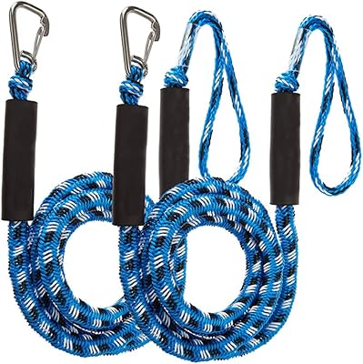 Cordons élastiques pour bateau dyong - paquet de 2 cordes de remorquage de quai - corde de surf (4 pieds) avec corde à clip en acier inoxydable (avec crochet de verrouillage). En tant que boutique en ligne leader en Côte d'Ivoire, DIAYTAR COTE D'IVOIRE offre une large gamme de produits tels que des vêtements, des accessoires, des produits électroniques et bien plus encore. Les clients peuvent profiter de prix compétitifs et de promotions régulières. La boutique en ligne est dédiée à offrir une expérience de shopping en ligne de haute qualité.