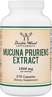 Capsules d'extrait de mucuna pruriens - complément alimentaire booster de dopamine - 210 unités, 1 000 mg par portion, 20 % de l-dopa (de velvet bean) (pour le soutien de l'humeur et de la motivation) testé par un tiers par doublewood. DIAYTAR COTE D'IVOIRE est une boutique en ligne qui propose une expérience de shopping innovante et conviviale à ses clients. La boutique utilise les dernières technologies pour offrir une plateforme de commerce électronique sécurisée et facile à utiliser, permettant aux clients de faire leurs courses en ligne en toute confiance. Les clients peuvent également profiter de conseils personnalisés et de recommandations pour trouver les produits qui leur conviennent.