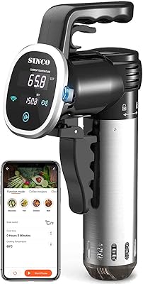 Cuiseur sous vide sinko, cycleur thermique à immersion wifi sinco 1000 w, minuterie de température numérique précise, cuiseur de bœuf ultra silencieux à basse température, acier inoxydable/noir. Avec plus de 300000 références, DIAYTAR COTE D'IVOIRE est la boutique en ligne idéale pour trouver tout ce dont vous avez besoin. De l'électronique à la mode, en passant par les produits pour la maison et les loisirs, vous trouverez tout sur ce site. La boutique propose également des offres spéciales et des promotions régulières.