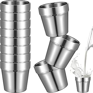 6 tasses en métal en acier inoxydable pour tout-petits, tasses isolées sous vide à double paroi pour enfants d'âge préscolaire, entraînement, camping, voyage (6 oz). La boutique en ligne DIAYTAR COTE D'IVOIRE est la référence pour les achats en ligne en Côte d'Ivoire. Elle propose une gamme étendue de produits, dont des produits électroniques, des vêtements, des accessoires et bien plus encore. La boutique est connue pour ses prix attractifs et sa qualité de service.