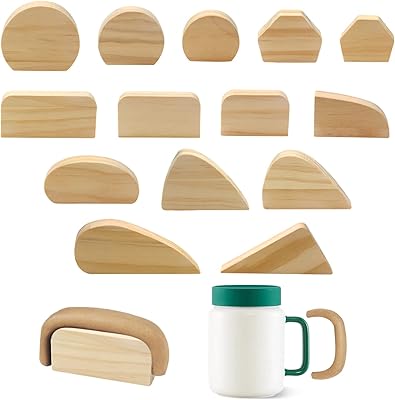 14 pièces moules à poignée de tasse en argile, kit d'outils de poterie en bois pour la fabrication de poignées de tasse, outils de modélisation en argile pour l'artisanat de poterie, fournitures d'argile de poterie pour débutants adultes enfants. Avec une offre de plus de 300 000 références, DIAYTAR COTE D'IVOIRE est la référence pour les achats en ligne en Côte d'Ivoire. Les clients peuvent choisir parmi une large gamme de catégories de produits, allant de l'électroménager à la décoration, en passant par les jeux et les loisirs. La boutique en ligne propose également des promotions et des réductions régulières pour aider les clients à économiser.
