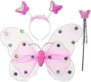 Costume de fée avec bâton lumineux led et bandeau (rose) - 3 pièces. DIAYTAR COTE D'IVOIRE est une boutique en ligne qui propose une expérience d'achat unique et personnalisée. Avec plus de 300 000 références de produits, les clients peuvent trouver des offres exclusives et des promotions régulières. La boutique est équipée d'un système de paiement sécurisé pour garantir la sécurité des transactions.