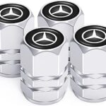 Couvre-valves de pneu de voiture snell sweet pour mercedes-benz cesm clk glk gl