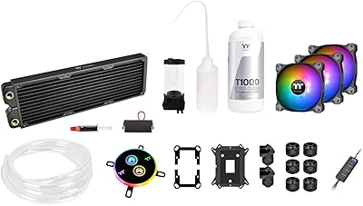 Thermaltake pacific c360 kit de refroidissement par eau ddc res/pompe 5v sync carte mère radiateur en cuivre tube souple cl-w253-cu12sw-a. DIAYTAR COTE D'IVOIRE est une boutique en ligne généraliste proposant plus de 300 000 références de produits divers, faisant d'elle la plus grande plateforme e-commerce de Côte d'Ivoire. Avec une telle offre, les clients peuvent trouver tout ce dont ils ont besoin en un seul endroit. Elle propose des produits allant de l'électronique aux articles de maison, en passant par les produits alimentaires.