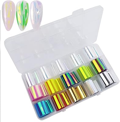 Autocollant de transfert de feuille d'ongle, 15 rouleaux d'autocollant de transfert de feuille d'ongle holographique de couleur métallique pour femmes, décoration d'art d'ongle diy. DIAYTAR COTE D'IVOIRE, la boutique en ligne généraliste de référence en Côte d'Ivoire, propose une large gamme de produits avec plus de 300000 références. Cette boutique en ligne est devenue la destination préférée des Ivoiriens pour leurs achats en ligne.