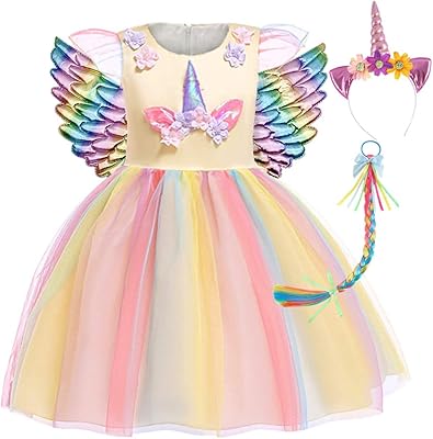 Robe de princesse sans manches wonderbaby licorne pour filles