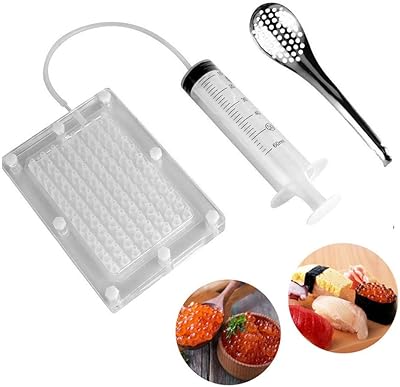 Machine à caviar à 96 trous, compte-gouttes à sucre, kit d'équipement moléculaire, outils