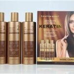 Coffret de kératine thermique brésilienne keratin queen, 300 ml, lot de 3