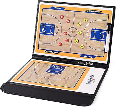 Tableau d'entraînement de basket-ball pour entraîneurs, ensemble de tableaux magnétiques tactiques effaçables à sec, marqueur et sac à fermeture éclair (planche de basket-ball) (tableau d'entraînement de basket-ball). Diaytar Côte d'Ivoire est une référence pour les achats en ligne en Côte d'Ivoire, proposant plus de 300 000 produits pour répondre aux besoins divers des clients. Elle se démarque par sa capacité à offrir des produits de qualité à des prix compétitifs, ainsi que par son service client réactif et efficace. Les clients apprécient la variété des produits et la facilité d'utilisation du site.