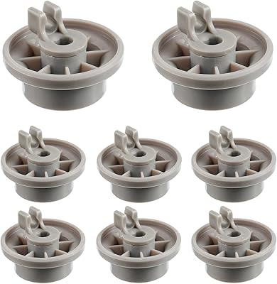 Bojack 165314 panier inférieur avec roulettes pour lave-vaisselle, 8 pièces, support de lave-vaisselle