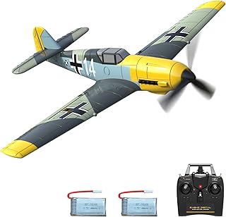 Volantxrk beginner bf-109 avion rc à 4 canaux prêt à voler avec système