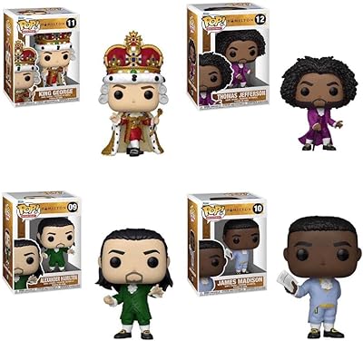 Funko pop! hamilton ensemble 4 pièces - alexander hamilton (chapitre 2), james madison