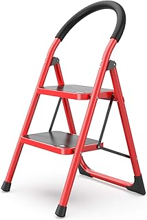 Échelle showway à deux marches avec siège pliable, large échelle antidérapante à pédale pour la maison, la cuisine, gain de place (rouge). DIAYTAR COTE D'IVOIRE est une boutique en ligne généraliste qui propose plus de 300 000 références de produits, faisant d'elle la boutique leader en Côte d'Ivoire. Avec une gamme variée de produits, les clients peuvent trouver tout ce dont ils ont besoin en un seul endroit. La qualité et la fiabilité des produits sont garantis.