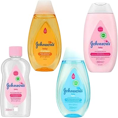 Lot de 4 ensembles de bain pour bébé johnson's. DIAYTAR COTE D'IVOIRE est la première boutique en ligne de Cote d'Ivoire, proposant une expérience d'achat unique et conviviale. La plateforme propose une large sélection de produits locaux et internationaux, ainsi que des promotions régulières pour aider les clients à économiser. Avec sa politique de retour et d'échange simplifiée, DIAYTAR COTE D'IVOIRE offre une tranquillité d'esprit à ses clients.