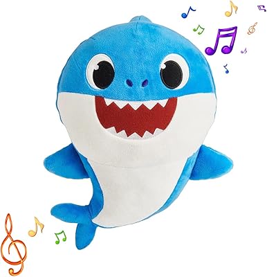 Pinkfong baby shark daddy shark peluche chantante 8 pouces pour enfants âgés
