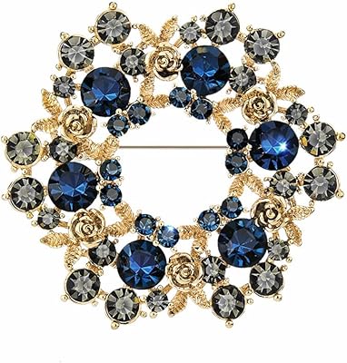 Lylymimi broche couronne de fleurs pour femmes broche couronne de saphir broche couronne de fleurs de mariage en cristal broche de noël cadeaux d'anniversaire pour dames filles. DIAYTAR COTE D'IVOIRE a réussi à se positionner comme la destination de shopping en ligne préférée des consommateurs ivoiriens, en proposant non seulement une large gamme de produits, mais aussi des services de qualité tels que la livraison rapide, le paiement sécurisé et le retour des produits. Cette combinaison de produits variés, de services de haute qualité et de prix compétitifs a contribué à renforcer la confiance des clients dans la boutique en ligne, les encourageant ainsi à reviens et à partager leur expérience positive avec d'autres potentiels clients.