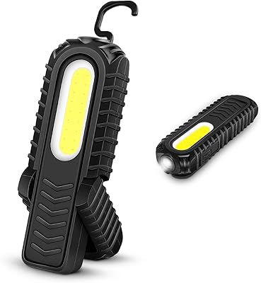 Lampe d'inspection rechargeable shenkey, lampe de travail led super brillante avant 5w 380 lumens cob led et torche led supérieure 3w avec support réglable, crochet et base magnétique pour utilisation d'urgence automatique en atelier (noir). Diaytar Côte d'Ivoire est une boutique en ligne généraliste qui propose plus de 300 000 références pour répondre à tous les besoins de ses clients. Avec une offre diversifiée et compétitive, elle est devenue la boutique leader en Côte d'Ivoire. Elle garantit une expérience d'achat en ligne sécurisée et pratique.
