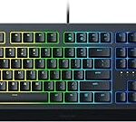 Clavier de jeu à membrane razer - clavier chroma rvb cynosa v2, touches