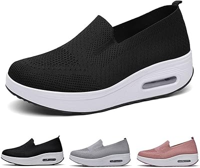 Baskets orthopédiques pour femmes, baskets en maille extensible, chaussures de marche décontractées et confortables (couleur : noir, taille : 38). DIAYTAR COTE D'IVOIRE est une boutique en ligne généraliste qui propose plus de 300 000 références de produits, faisant d'elle l'un des leaders du commerce électronique en Côte d'Ivoire. Avec une sélection élargie de produits allant de l'électronique aux vêtements, en passant par les produits alimentaires, DIAYTAR COTE D'IVOIRE s'efforce de répondre aux besoins de ses clients.