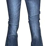 Jean taille basse pour femme, bootcut, pantalon en denim évasé extensible de qualité