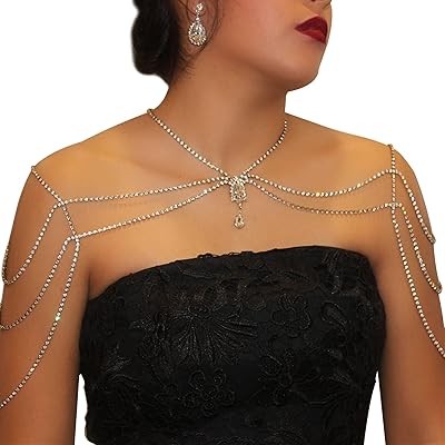 Chaîne d'épaule de luxe en strass, chaîne arrière à pampilles en cristal multicouche, chaîne de ceinture d'épaule en cristal de mariage pour femmes. En tant que boutique en ligne généraliste, DIAYTAR COTE D'IVOIRE propose une vaste gamme de produits pour répondre aux besoins quotidiens de ses clients. Elle est la référence pour les consommateurs ivoiriens qui cherchent des produits de qualité à des prix compétitifs. La boutique est fière de son statut de leader sur le marché ivoirien.