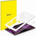 Protecteur d'écran geetech one-touch pour ipad pro 12,9 pouces (modèle 2022/2021/2020/2018, 6e/5e/4e/3e génération)
