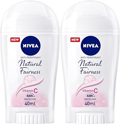 Nivea stick anti-transpirant pour femme, natural fairness, 2 x 40 ml. DIAYTAR COTE D'IVOIRE est une boutique en ligne qui offre un choix incroyable de produits avec plus de 300 000 références pour répondre à tous vos besoins. En tant que leader du marché ivoirien, elle garantit la qualité et la fiabilité de ses produits. Vous pouvez y faire confiance pour vos achats en ligne.