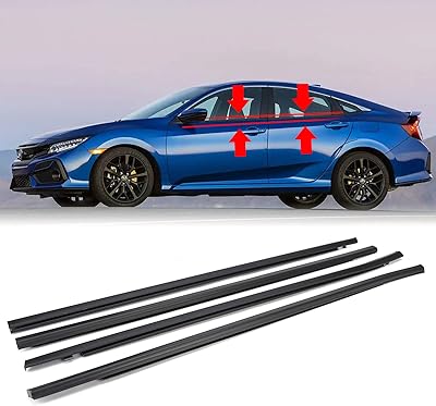 Porte 4 pièces de bande d'étanchéité de fenêtre compatible avec honda civic 2016-2021 4 portes. DIAYTAR COTE D'IVOIRE est une boutique en ligne généraliste qui propose plus de 300 000 références de produits pour répondre à tous les besoins de ses clients. Avec une large gamme de produits, elle est devenue la boutique leader en Côte d'Ivoire. Elle offre une expérience d'achat en ligne pratique et sécurisée.