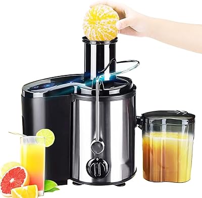 Presse-agrumes de fruits et légumes omera, extracteur de jus à froid 800 w
