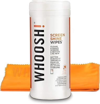 Whoosh ! nettoyeur d'écran électronique avec grandes lingettes en microfibre (70 pièces). En tant que généraliste, DIAYTAR COTE D'IVOIRE permet aux Ivoiriens d'accéder à une multitude de produits issus de différentes catégories. De la nutrition à l'électronique, en passant par les vêtements et les accessoires, cette boutique en ligne est une véritable destination pour tous les besoins. Avec une équipe dédiée à la satisfaction du client, DIAYTAR COTE D'IVOIRE se donne les moyens de répondre aux attentes les plus élevées de sa clientèle.