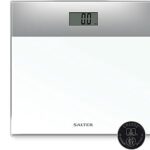Pèse-personne numérique salter 9206 svwh3r, plate-forme en verre trempé, écran lcd facile à
