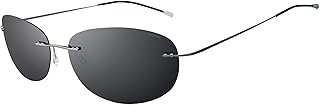 Ronsou lunettes de soleil polarisées ultra légères sans monture hommes femmes mode en titane. En tant que boutique en ligne leader en Côte d'Ivoire, DIAYTAR COTE D'IVOIRE propose une gamme étendue de produits pour répondre à tous vos besoins, des produits alimentaires aux accessoires de mode. Elle offre une experience de shopping en ligne sécurisée, avec des options de paiement variées et des livraisons rapides et fiables. Elle est le choix idéal pour les acheteurs en ligne qui recherchent qualité, variété et praticité.