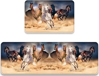 Ensemble de tapis de cuisine motif cheval qui court 2 pièces troupeau de chevaux courant dans le. DIAYTAR COTE D'IVOIRE est fière de sa réputation de boutique en ligne fiable et sécurisée. Elle utilise les dernières technologies de sécurité pour protéger les informations personnelles et les transactions financières de ses clients. Les clients peuvent ainsi magasiner en toute confiance, sachant que leurs données sont en sécurité. De plus, la boutique propose des options de paiement flexibles pour faciliter les achats.