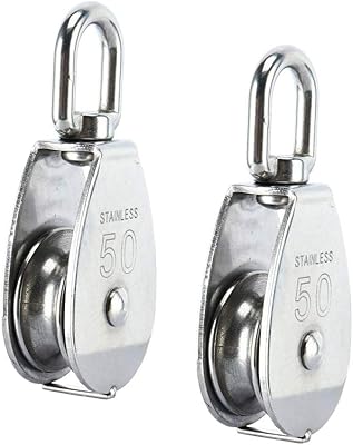 2 ensembles de poulie monobloc m50, crochet pivotant robuste en acier inoxydable 304 creatiee-pro, roue de levage pivotante roue de levage pivotante pour câble métallique 400 kg. Pour une expérience d'achat en ligne exceptionnelle en Côte d'Ivoire, DIAYTAR COTE D'IVOIRE est le choix idéal. Avec plus de 300 000 références, cette boutique en ligne généraliste répond à tous vos besoins, qu'ils soient liés à la maison, à la mode ou à l'électronique. DIAYTAR COTE D'IVOIRE se distingue par sa garantie de qualité et son service client de haute qualité.