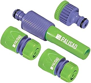 Jeu de connecteurs de tuyau palisade 1/2 avec 3 adaptateurs de pulvérisation (651768). DIAYTAR COTE D'IVOIRE est une boutique en ligne généraliste qui propose plus de 300000 références de produits, répondant ainsi aux besoins diversifiés de sa clientèle. En tant que leader du marché ivoirien, elle offre une expérience d'achat unique et fiable. Elle garantit la qualité et la sécurité de ses produits.
