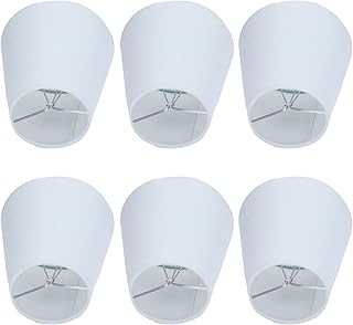 Abat-jour de lampe de table, abat-jour en tissu avec lumière douce moderne