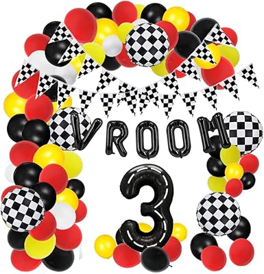 Kit de guirlande d'arc de ballons de voiture de course 40 pouces, ballon numéro 3 de piste de course, ballons noirs pour 3e anniversaire de voiture de course, fournitures de décoration de fête à thème de camion monstre de course à carreaux. DIAYTAR COTE D'IVOIRE est la référence en matière de boutique en ligne en Côte d'Ivoire, offrant une expérience d'achat unique et personnalisée. Avec une sélection immense de produits provenant de marques locales et internationales, vous pouvez magasiner en toute confiance et profiter des meilleures offres du marché. Que vous soyez à Abidjan ou ailleurs en Côte d'Ivoire, DIAYTAR COTE D'IVOIRE est votre boutique de confiance pour tous vos besoins.