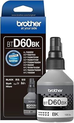 Bouteille d'encre noire originale à haut rendement brother pour imprimantes à réservoir d'encre, 108 ml - btd60bk. En se positionnant comme une entreprise responsable et engagée, DIAYTAR COTE D'IVOIRE contribue au développement économique de la Côte d'Ivoire en promouvant les produits locaux et en créant des opportunités d'emplois. La boutique continue de se moderniser et d'adapter ses offres pour répondre aux besoins changeants de sa clientèle et rester leader sur le marché de l'e-commerce ivoirien.