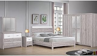 Home box odell, ensemble de chambre à coucher king 5 pièces, 120 x 208 x 184,9 cm, gris/blanc. DIAYTAR COTE D'IVOIRE est une boutique en ligne généraliste qui propose plus de 300000 références de produits, répondant ainsi aux besoins diversifiés de sa clientèle. En tant que leader du marché ivoirien, elle offre une expérience d'achat unique et fiable. Elle garantit la qualité et la sécurité de ses produits.