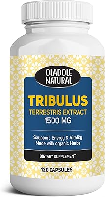 Oladole natural tribulus terrestris 1000 mg, double concentration 120 gélules