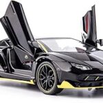 Wakakac jouet de voiture compatible avec lamborghini lp770 modèle de voiture à collectionner