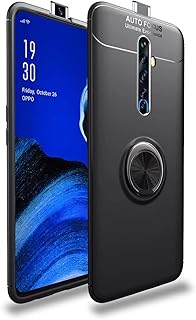 Gatehen compatible avec la coque oppo reno 2f, coque de béquille en métal